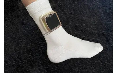 image of New high-tech socks monitor distress in people with dementia