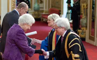 image of Brunel collects Queen's Anniversary Prize at Buckingham Palace