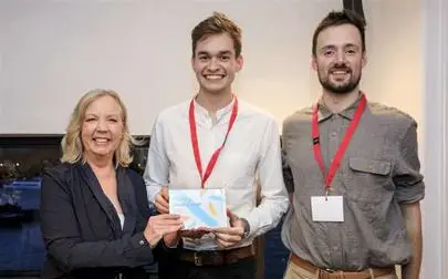 image of Design alumni Ben King & Luke Gray awarded £60,000 by Dragon's Den Deborah Meaden