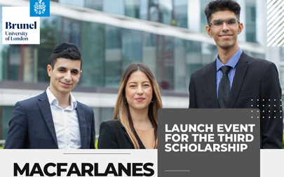 image of Third Macfarlanes Training Scholarship Launch Event on Friday 18th October