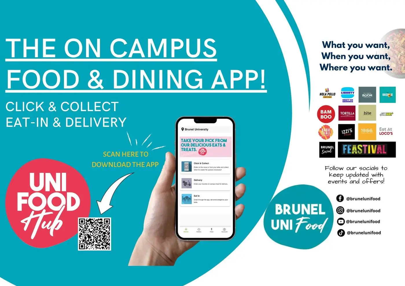 Uni food hub ad (297 × 210mm) 24