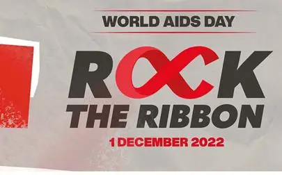 image of World AIDS Day stand