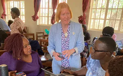 image of Buckinghamshire-based Brunel graduate's public health course is great for Ugandans