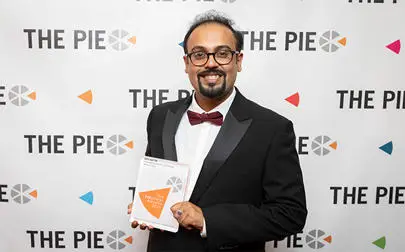 image of Slice of education prize pie for student union's Dev