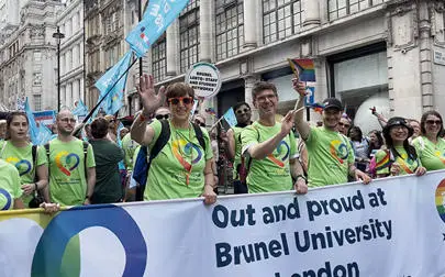 image of Brunel among the UK's top 50 employers for supporting the LGBTQ+ workforce