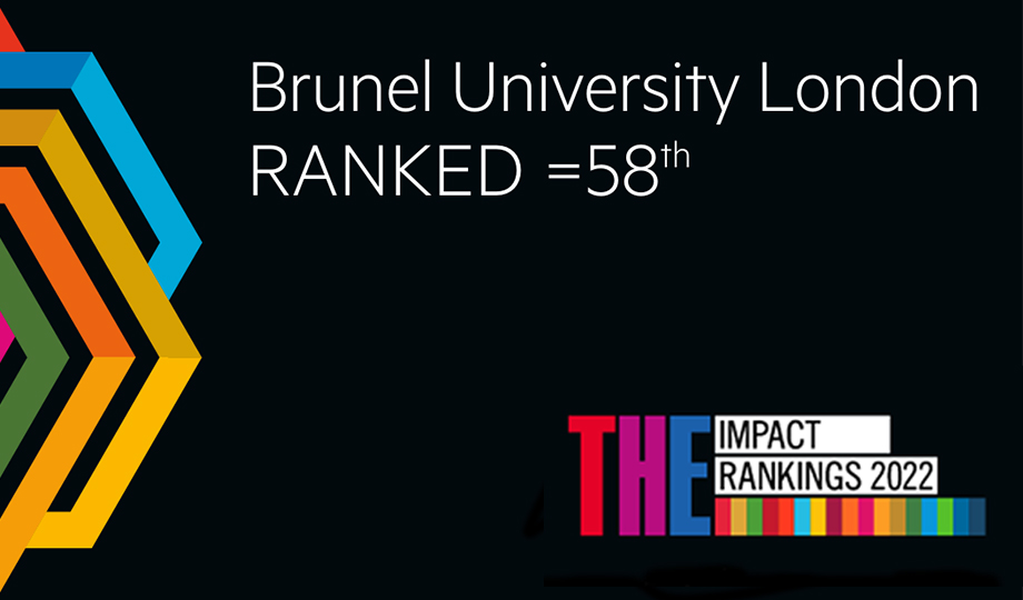 Brunel Ranked Amongst World's Most Impactful Institutions | Brunel ...