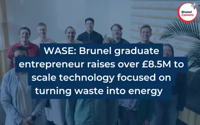 image of Brunel graduate entrepreneur raises over £8.5M to scale his technology focused on turning waste into energy