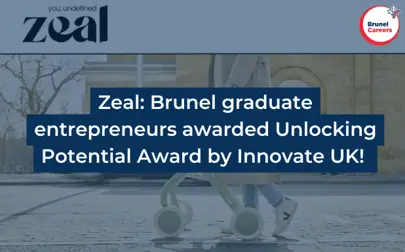 image of Brunel graduate entrepreneurs win Unlocking Potential Award by Innovate UK