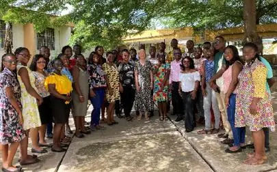 image of Brunel Alumnus and Honorary Lecturer, Dr Christine Barrett, brings Health Promotion 'Intervention Mapping' to KNUST, Ghana