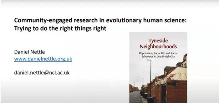 Community-engaged research in evolutionary human science - Trying to do the right things right YouTube thumbnail