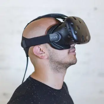 man with VR gear