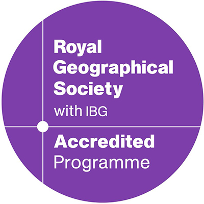 Royal Geographical Society Accreditation logo