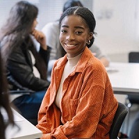 female student with orange jacket 200 x 200